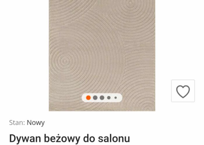 Grajewo ogłoszenia: Sprzedam nowy dywan 133x190